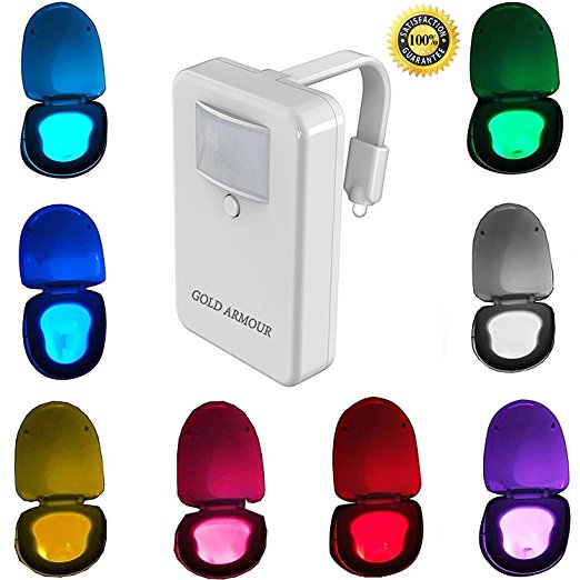 Lights For Toilet Bowl, Night Bathroom Light Motion Sensor - Glowlet - —  Golden Shop®